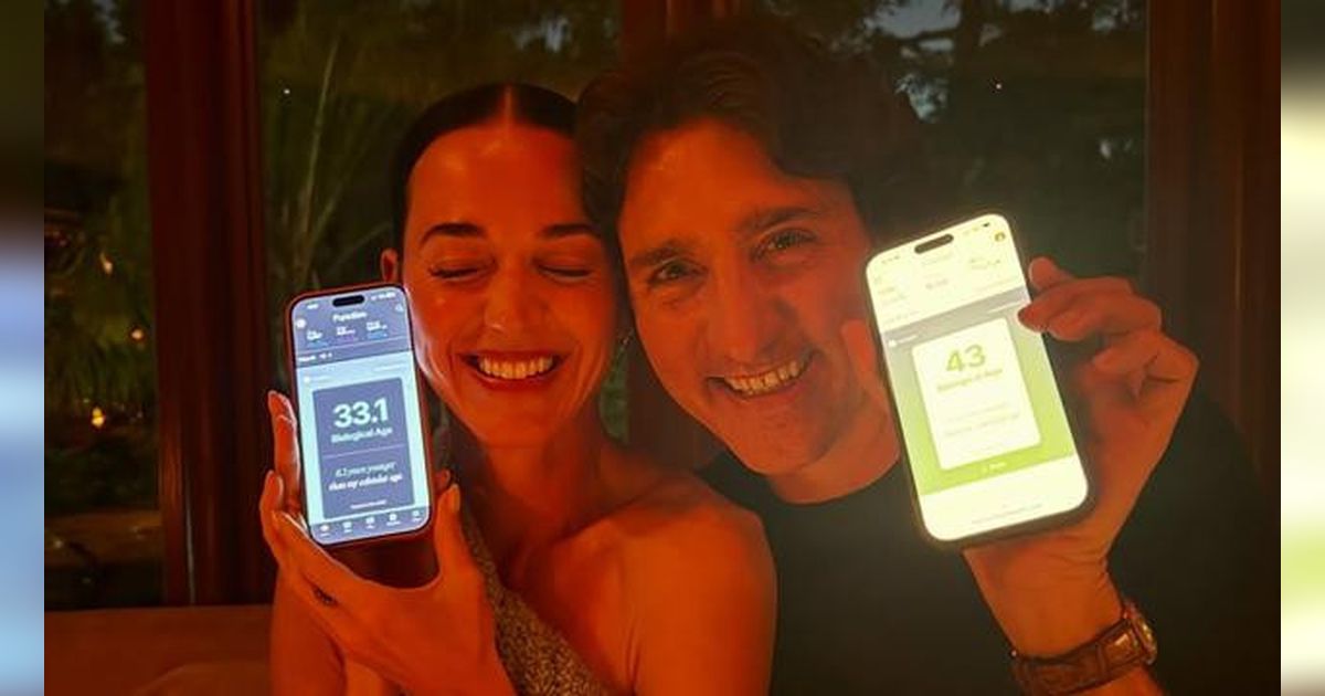 Momen Romantis Katy Perry dan Justin Trudeau, Senda Gurau Bahas Perbedaan Usia