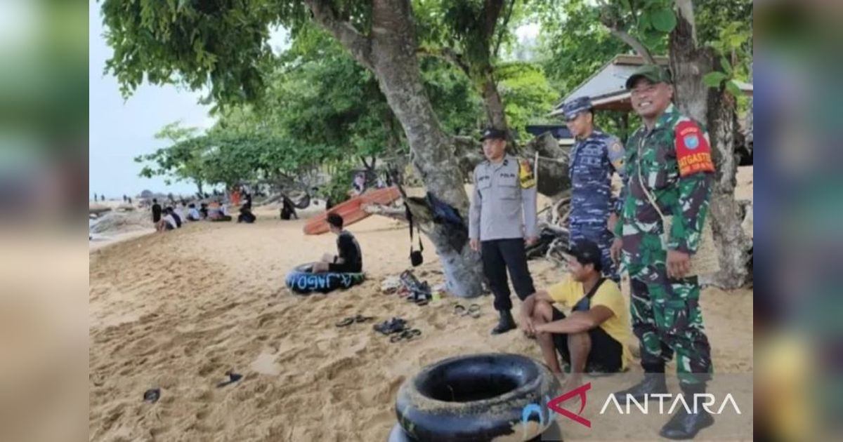 TNI AL Perkuat Pengamanan Wisata Pantai Temajuk Jelang Libur Lebaran 2026