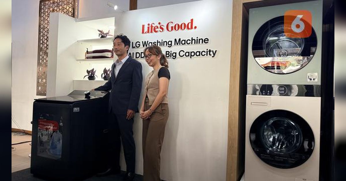 LG Luncurkan Mesin Cuci Jumbo Berbasis AI, Ini Keunggulannya