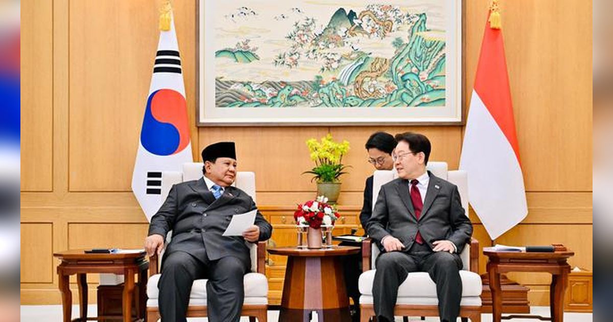 Bertemu Presiden Lee, Prabowo Tegaskan Korsel Sahabat Dekat RI
