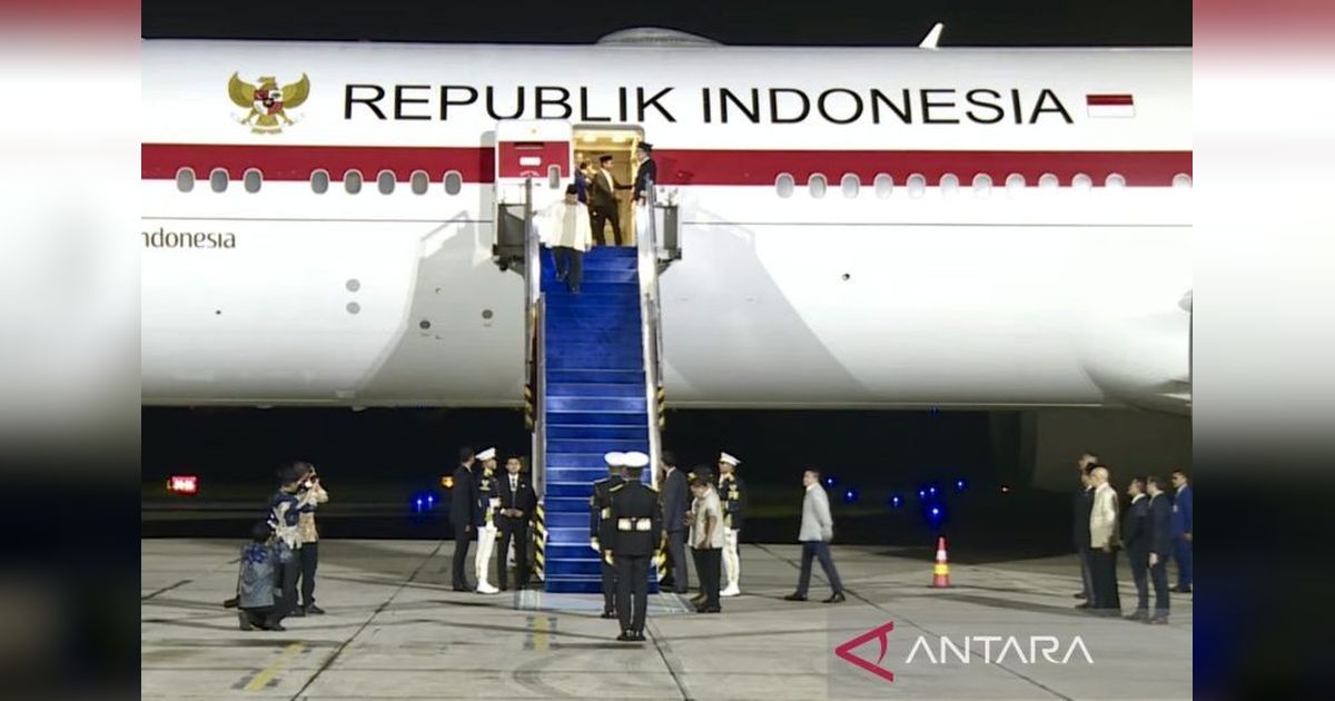 Prabowo Tiba Jakarta Usai Lawatan Diplomatik Penting di Jepang dan Korsel