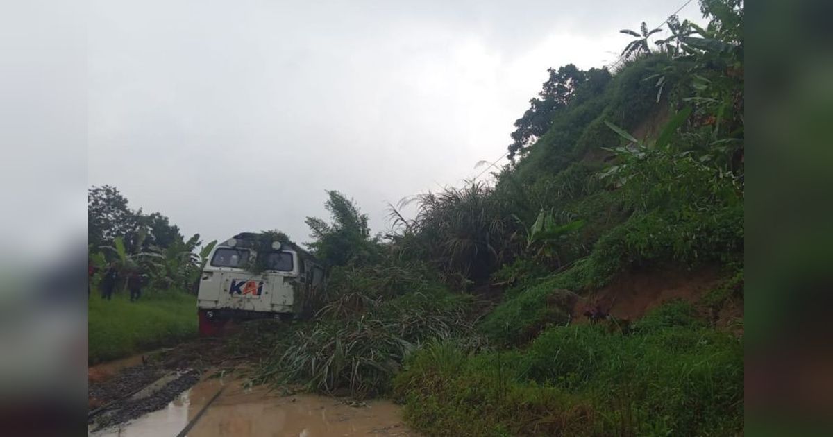 KAI Ubah Pola Operasi KA Serayu Akibat Longsor Bandung Barat