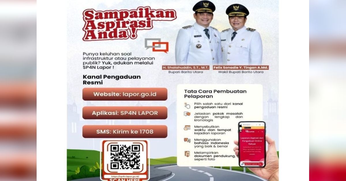 Pemkab Barito Utara Ajak Masyarakat Aktif Manfaatkan SP4N LAPOR untuk Pelayanan Publik