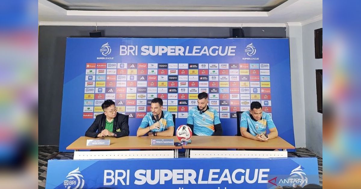 Pelatih Persita Prediksi Laga Kontra Persebaya Berlangsung Ketat