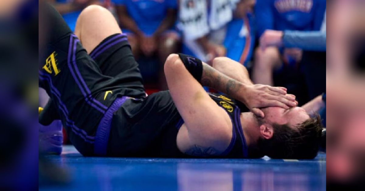 Cedera Hamstring Doncic Hantui Lakers Jelang Playoff NBA 2026