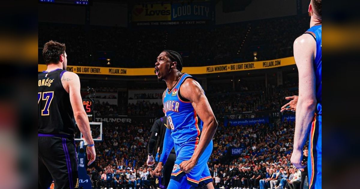 Thunder Hancurkan Lakers 139-96, Luka Doncic Cedera Hamstring