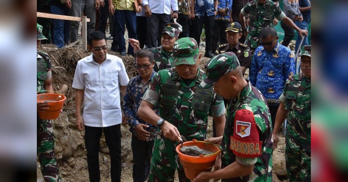 Kodam XIII/Palaka Wira Resmikan Pembangunan Jembatan Garuda di Nambaru: Dorong Ekonomi Lokal
