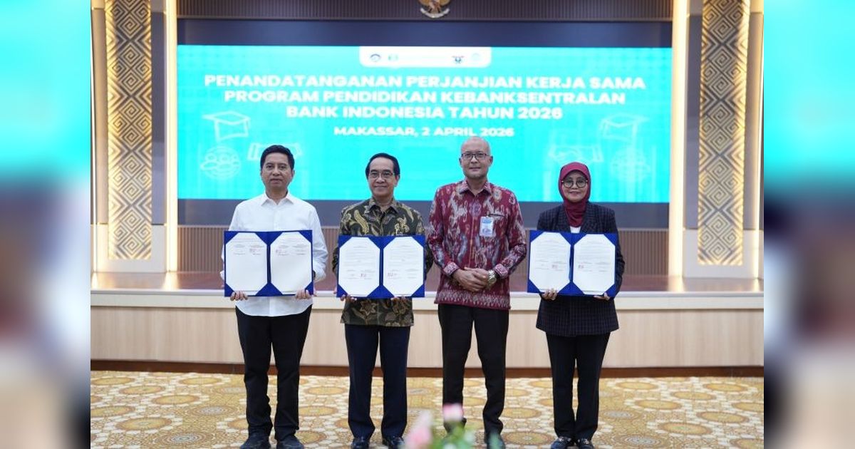 Bank Indonesia Tingkatkan Kuota Beasiswa di Sulsel, 270 Mahasiswa PTN Akan Terima Beasiswa Bank Indonesia