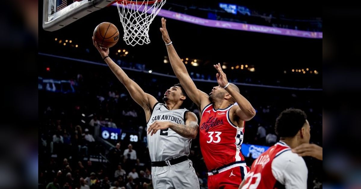 Spurs Kalahkan Clippers 118-99, Raih 11 Kemenangan Beruntun Tanpa Wembanyama