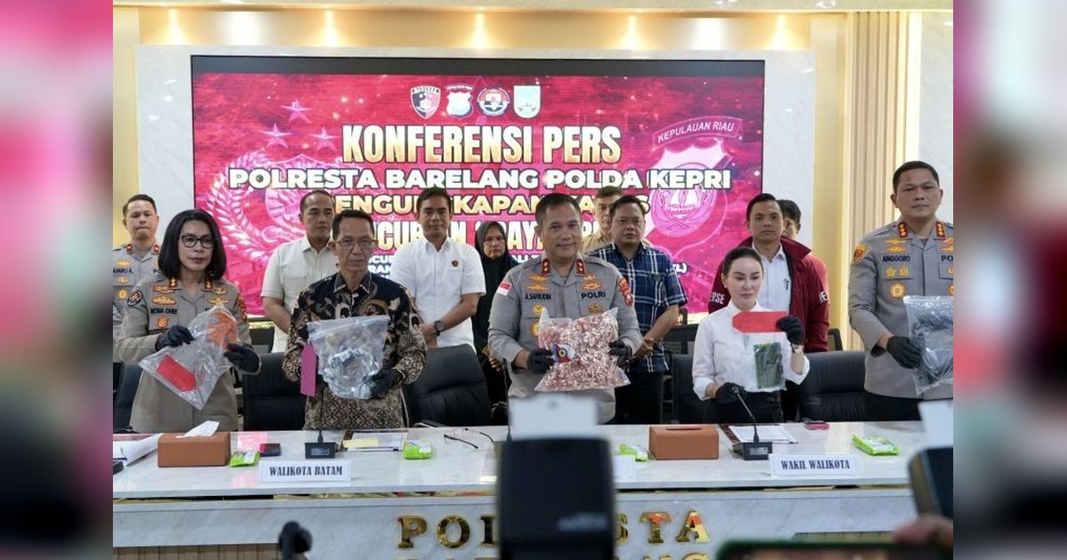 Polda Kepri Ungkap Kasus Pencurian Fasilitas Umum Batam, Delapan Pelaku Ditangkap