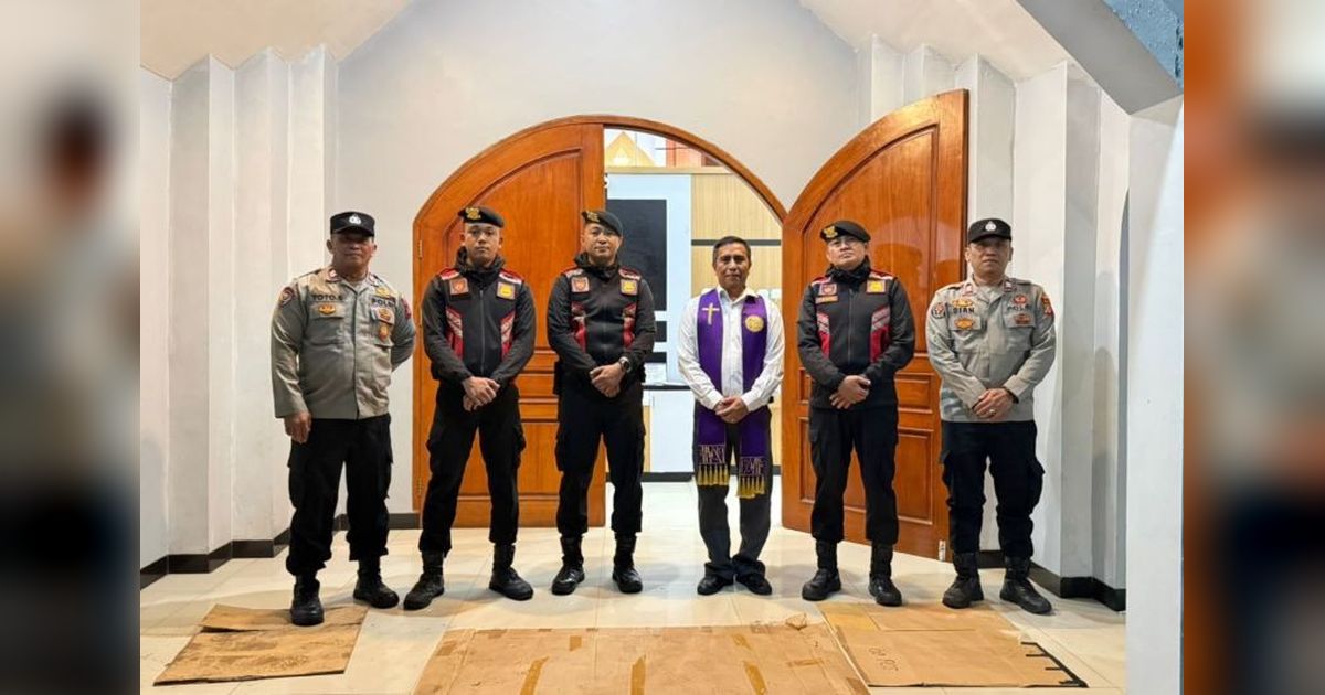 Polres Garut Amankan Gereja Selama Jumat Agung, Ratusan Personel Dikerahkan