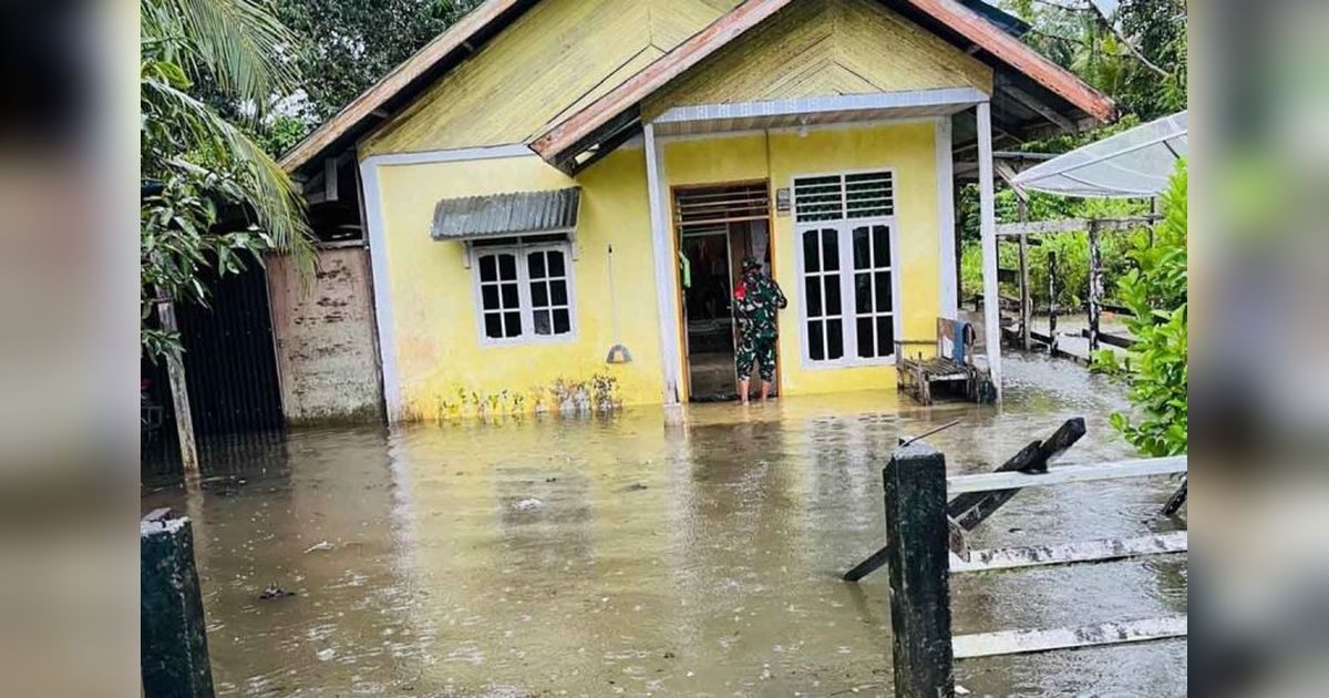 BPBD Simeulue Kerahkan Personel Bantu Warga Terdampak Banjir, Waspada Cuaca Ekstrem