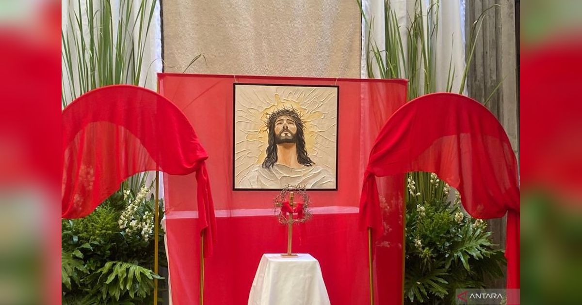 Panitia Imbau Jemaat Disabilitas-Lansia Datang Awal Paskah Gereja Santa Maria Blok Q