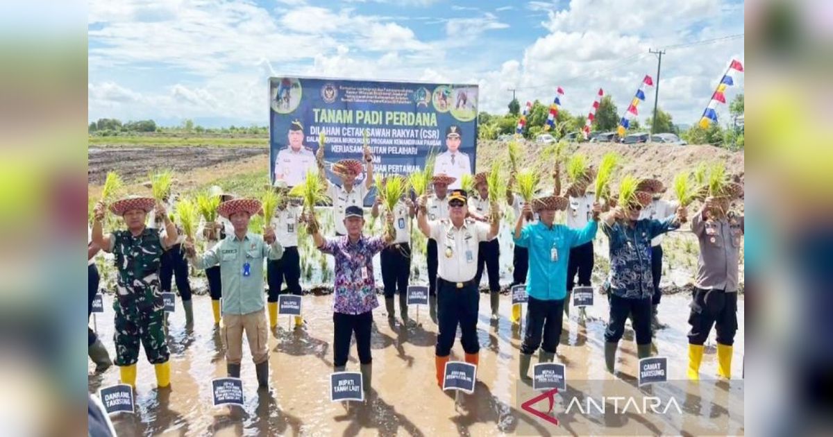 Kanwil Ditjenpas Kalsel Giatkan Program Cetak Sawah Rakyat untuk Ketahanan Pangan