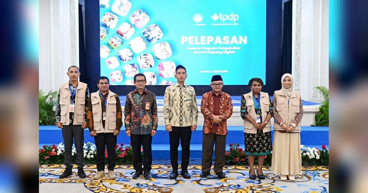 Wapres Gibran Lepas 150 Alumni LPDP Pejuang Digital, Dorong Transformasi Digital Pendidikan di Daerah 3T