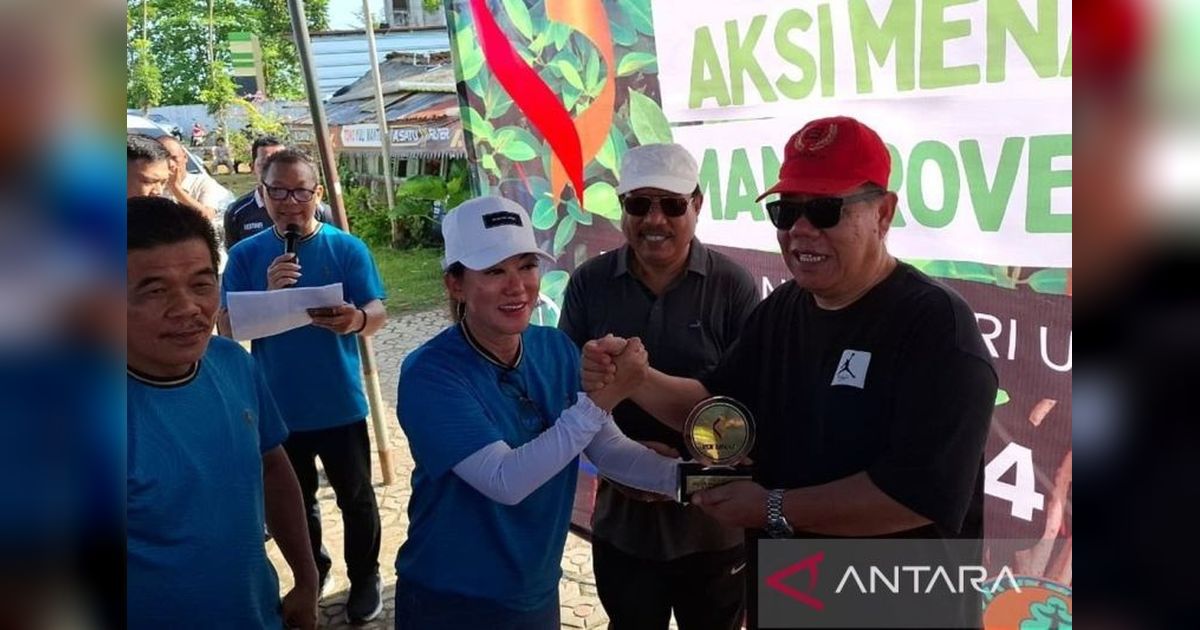 Gubernur Hidayat Arsani Pimpin Aksi Penanaman Mangrove Pangkalpinang, Hijaukan Sungai Rangkui