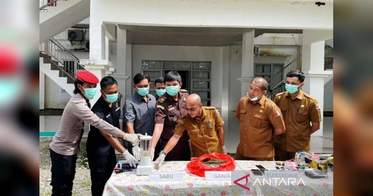 Kejari Nagan Raya Musnahkan Barang Bukti Narkotika dan Kejahatan Lainnya, Wujudkan Transparansi Hukum