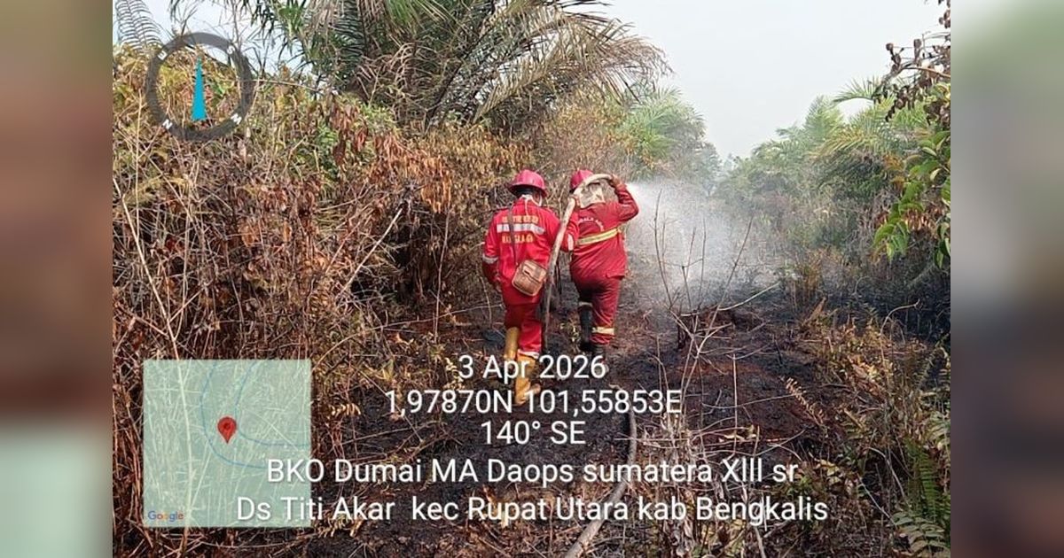 BMKG Deteksi 310 Titik Panas Riau, Bengkalis Jadi Titik Panas Terbanyak