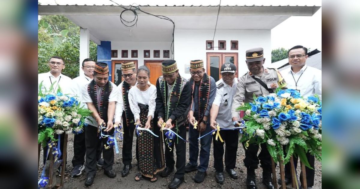 Program Bedah Rumah TASPEN dan Mandiri Taspen di NTT Tingkatkan Kesejahteraan Warga