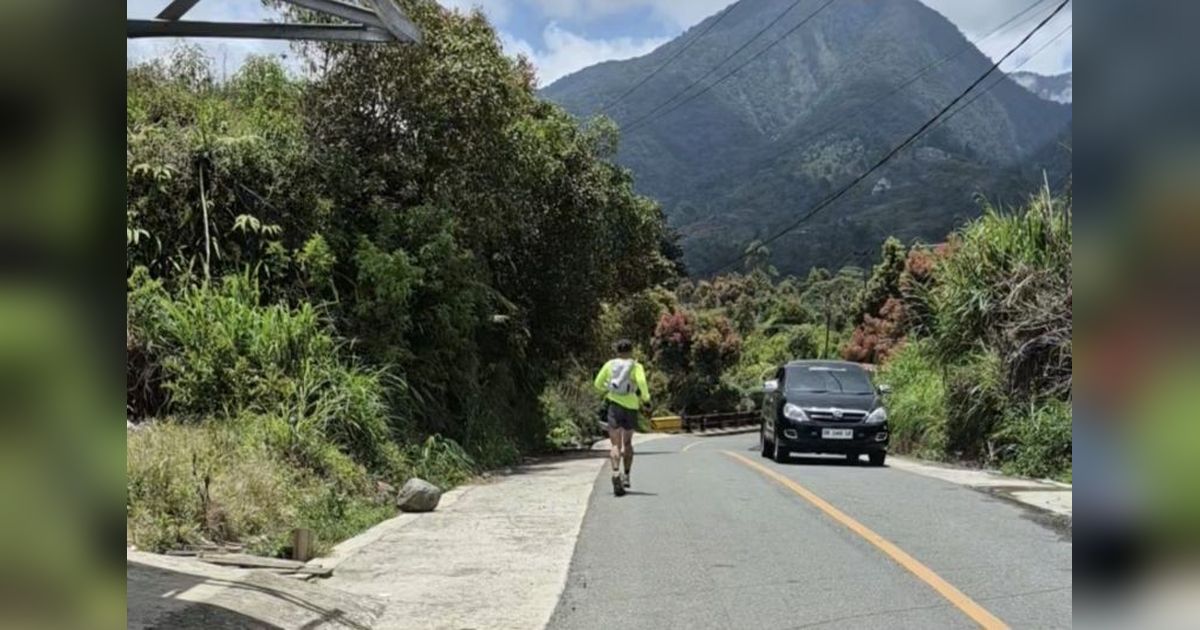 Arief Wismoyono Pimpin Lari Lintas Alam Kerinci100, Unggul Jauh dari Pesaing