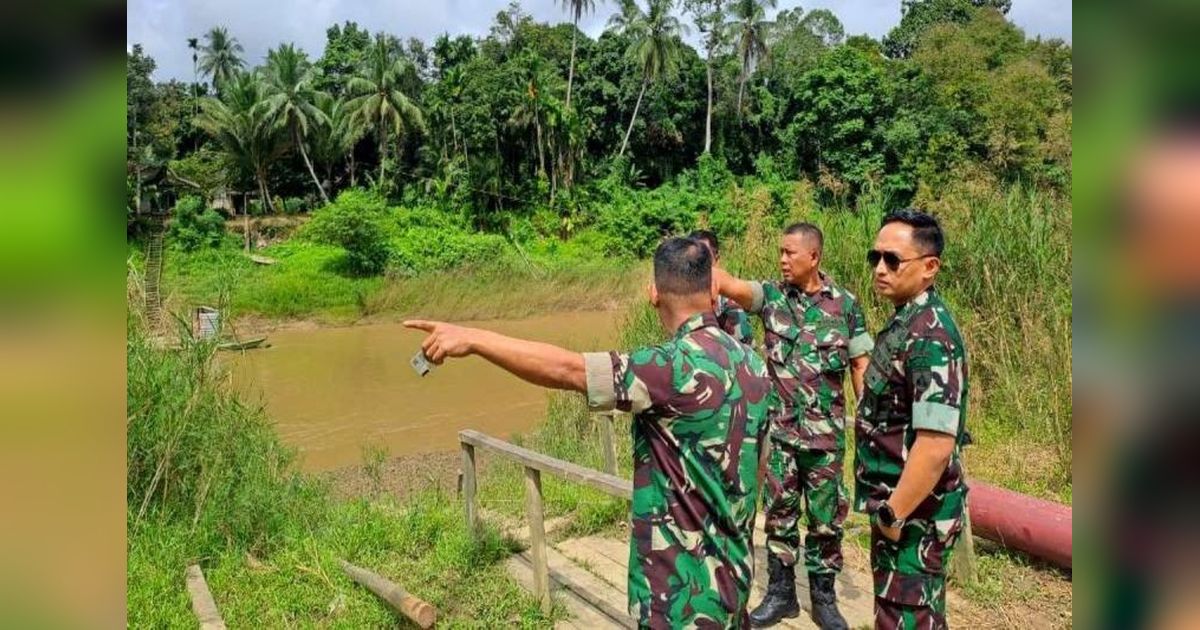 Kodim Muara Teweh Siapkan Pembangunan Jembatan Gantung di Liang Buah, Tingkatkan Aksesibilitas Warga