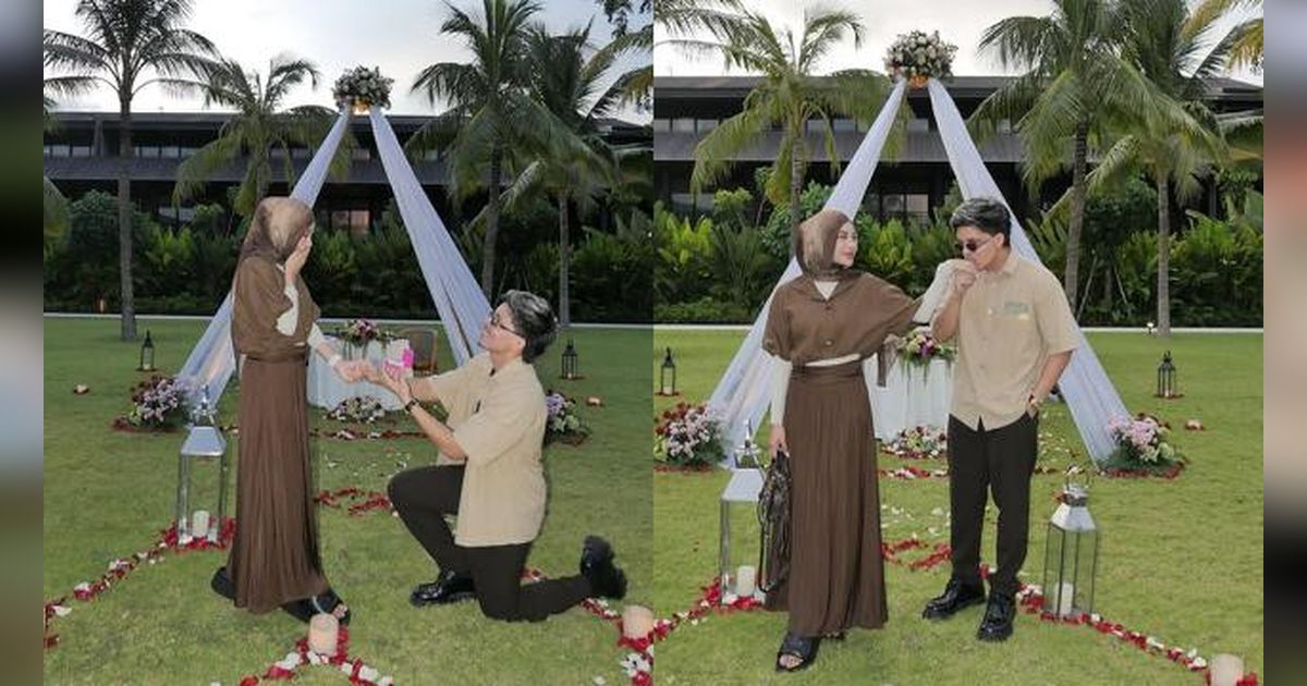 Potret Dekorasi Ulang Tahun Pernikahan ke-5 Atta dan Aurel, Mewah dan Penuh Kejutan Romantis