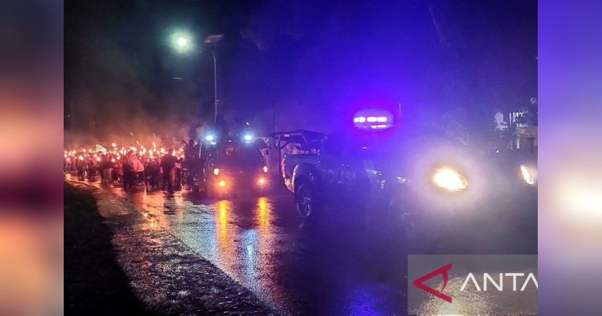 Polres Jayawijaya Pastikan Pengamanan Pawai Obor Paskah 2026 Berjalan Aman dan Kondusif