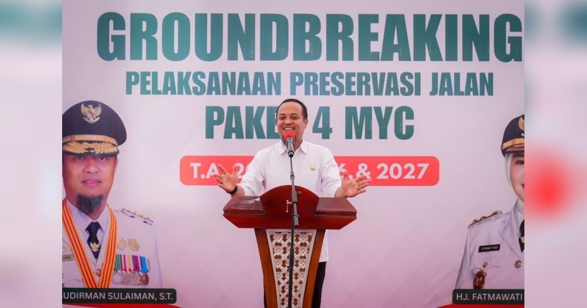 Gubernur Sulsel Pastikan Pengerjaan Ruas Impa-Impa Tingkatkan Konektivitas Wajo