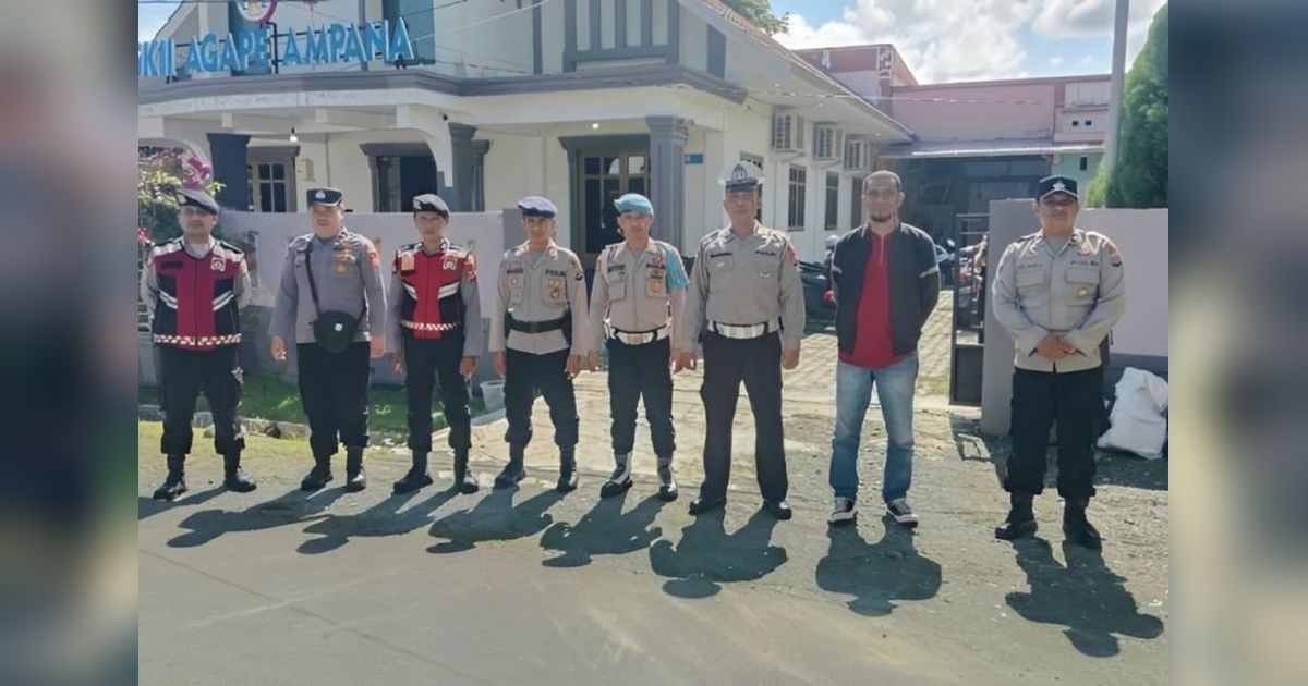 Polres Touna Tingkatkan Pengamanan Paskah di Gereja, Jamin Keamanan Ibadah Umat Kristiani