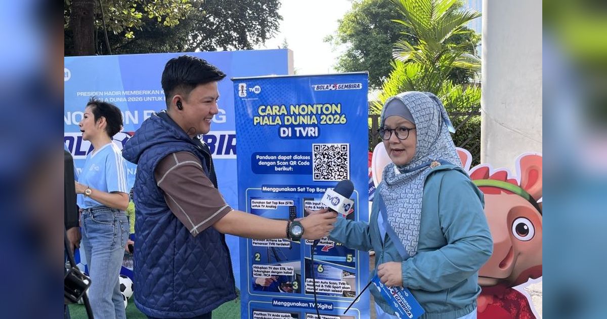 TVRI Imbau Masyarakat Pindai Ulang TV untuk Nikmati Siaran Piala Dunia 2026