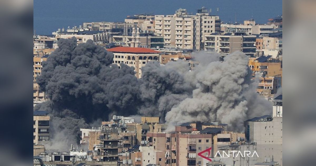 Serangan Udara Israel Hantam Beirut, Empat Tewas dan Puluhan Luka-luka