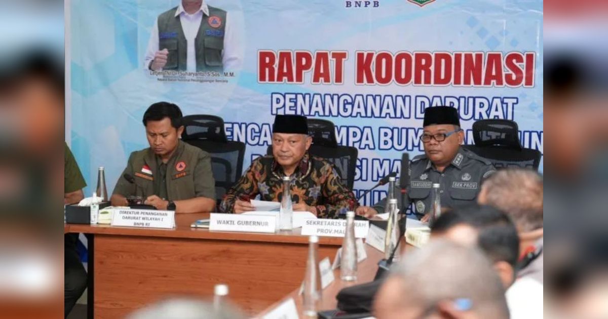 Fokus BNPB: Distribusi Logistik Gempa Maluku Utara Prioritas Utama untuk Pulau Terpencil