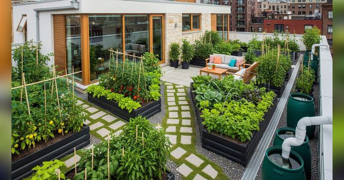 6 Desain Rumah Sederhana di Desa dengan Rooftop di Lahan Sempit, Cocok untuk Bersantai di Sore Hari