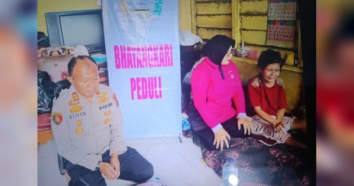 Polres Pasaman Barat Salurkan Bantuan untuk Pasutri Sakit Menahun di Air Bangis