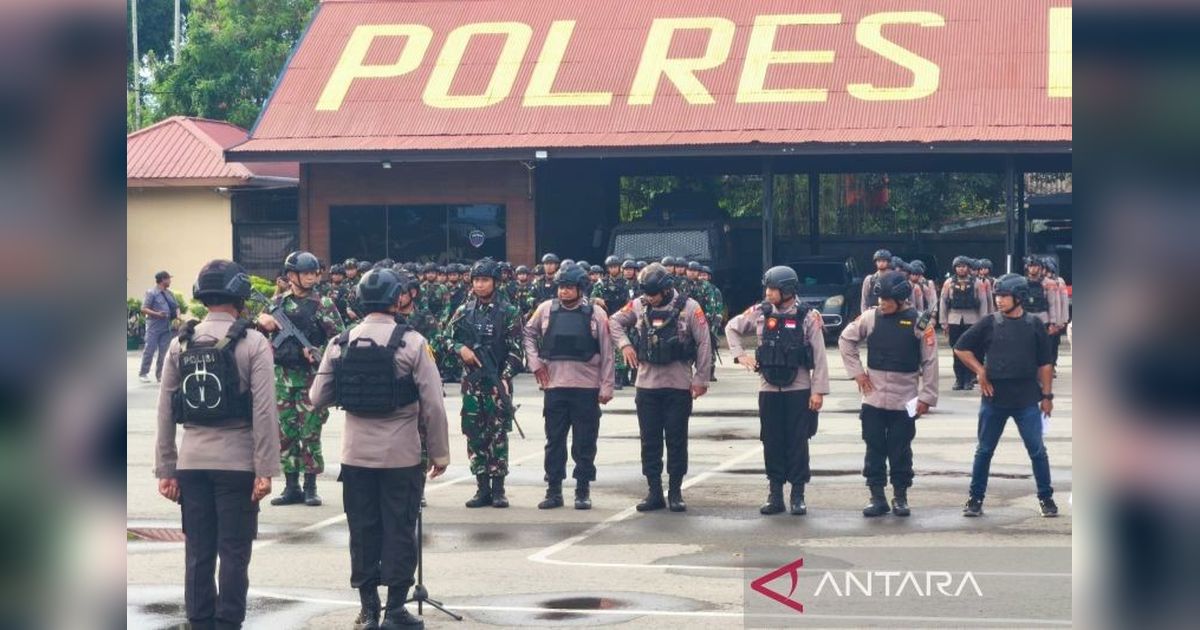 785 Aparat Gabungan Siaga Penuh Amankan Aksi Tolak Freeport Nabire