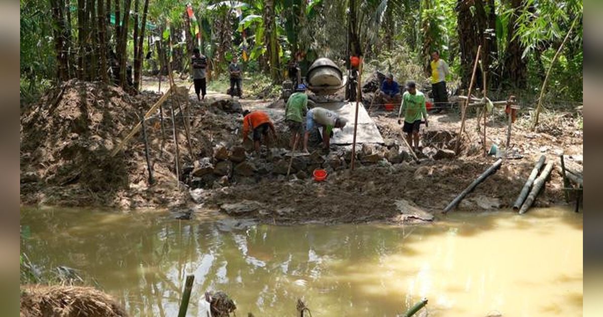 Setelah 15 Tahun Menunggu, Jembatan Sasak Sambeng Akhirnya Diresmikan Jadi Beton