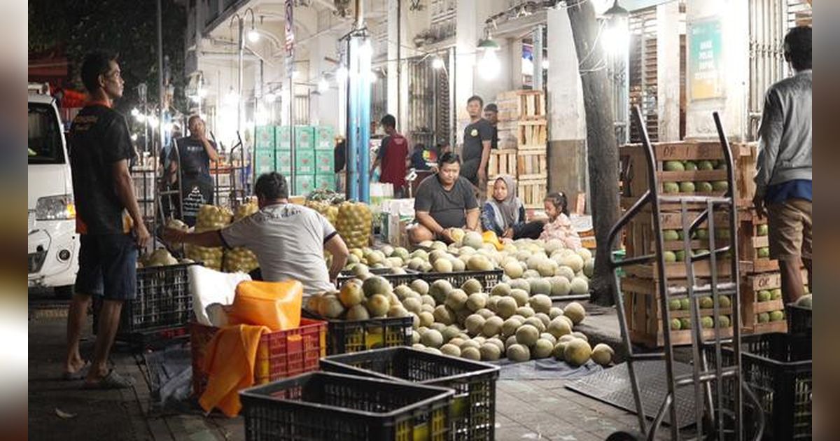 Program MBG Dorong Kenaikan Ekonomi Pedagang Melon di Pasar Gede Solo