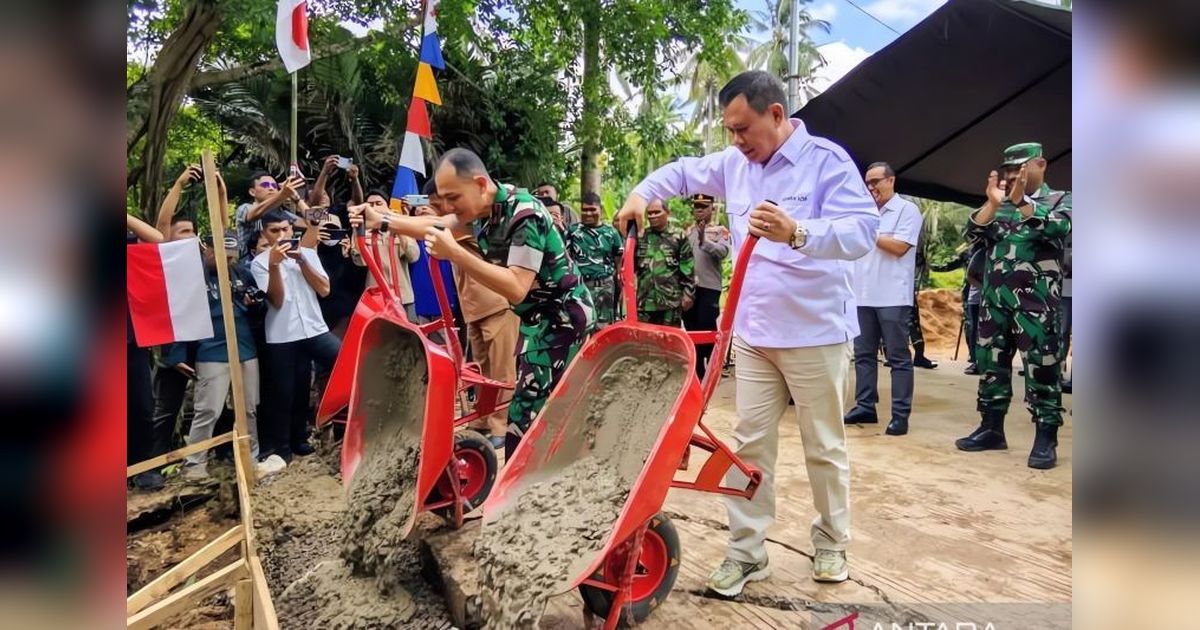 Korem 181/PVT Bangun Jembatan Garuda Sorong Tahap IV, Perkuat Konektivitas Wilayah