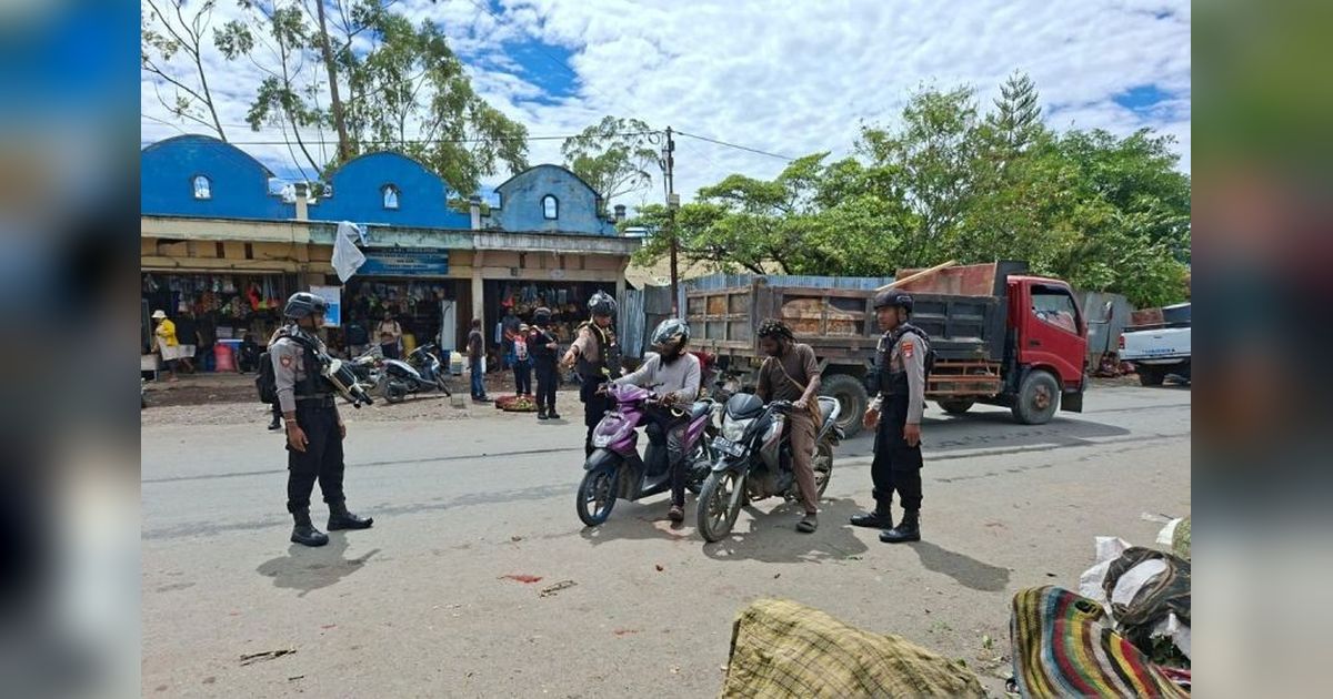 Polres Jayawijaya Gencarkan Sosialisasi Kamtibmas dan Razia di Pasar