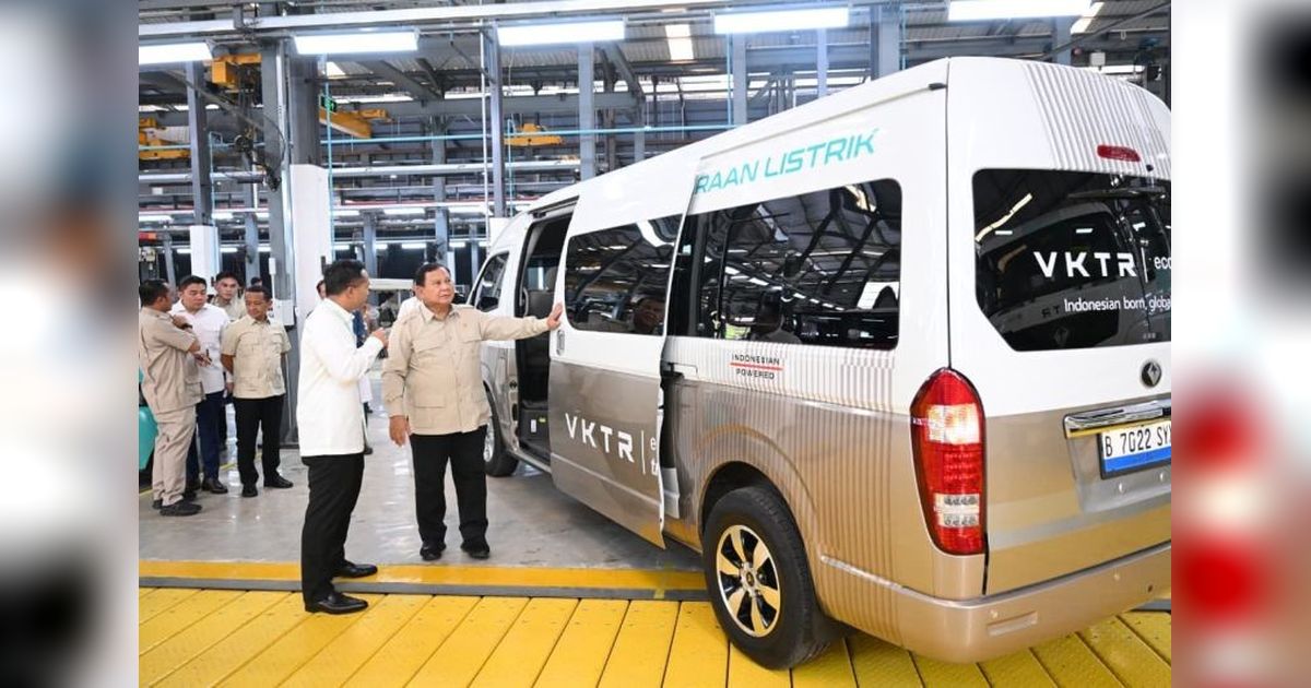 Presiden Prabowo Resmikan Pabrik EV VKTR Magelang, Targetkan TKDN Lebih Tinggi