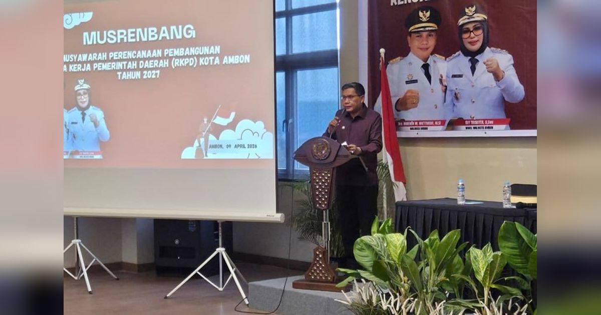Pemkot Ambon Fokus Program Berdampak dalam Penyusunan RKPD 2027 Ambon