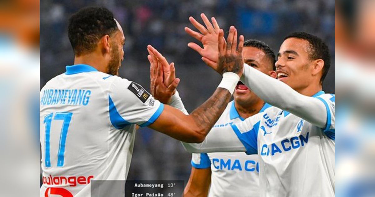 Olympique Marseille Melaju ke Peringkat Tiga Liga Prancis Usai Taklukkan Metz