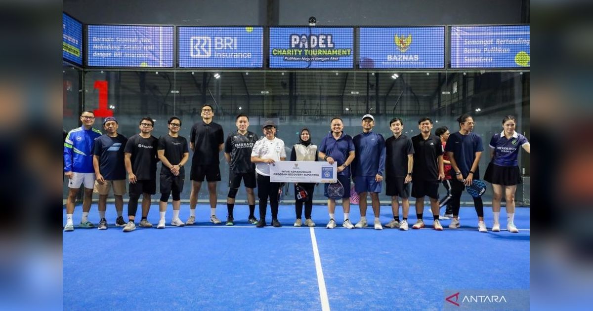 Baznas Ajak Sedekah Sumatera Lewat Turnamen Padel, Pulihkan Negeri dengan Aksi Kemanusiaan