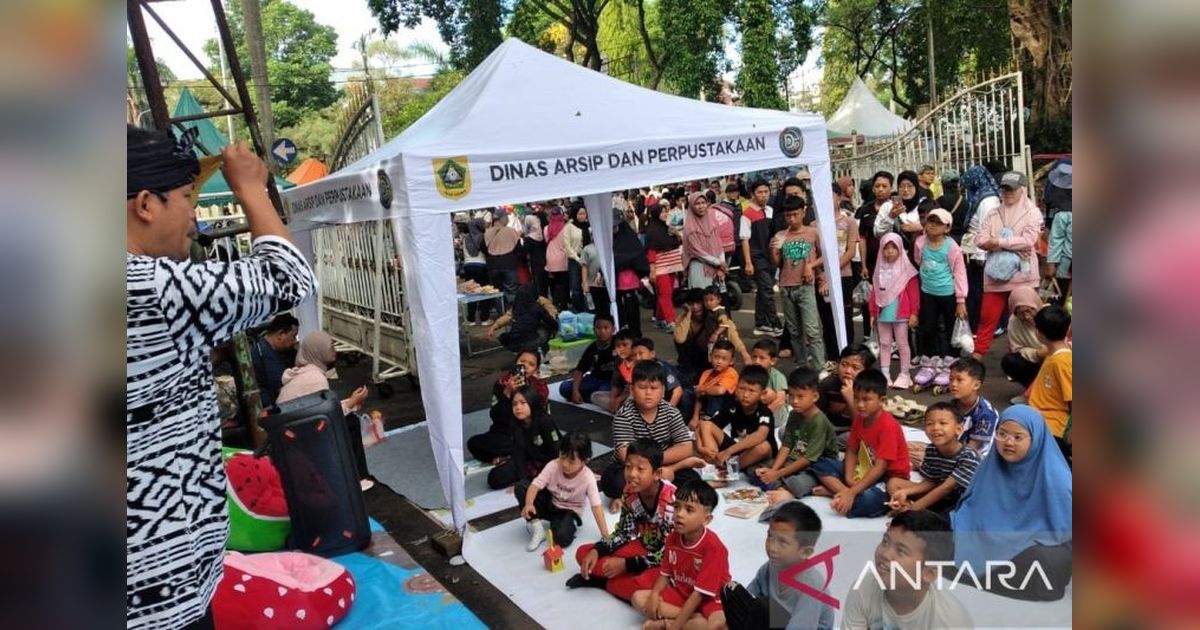 Mobil Perpustakaan Keliling Dorong Budaya Baca di CFD Cibinong, Upaya Tingkatkan Literasi Warga Bogor
