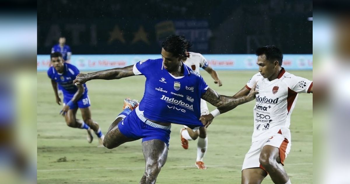 Kalahkan Bali United 3-2, Persib Puncaki Klasemen Liga 1 Makin Kokoh