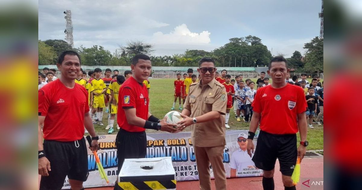 Pemkot Gorontalo Gelar Turnamen Sepak Bola Usia Dini, Cetak Bibit Unggul Daerah