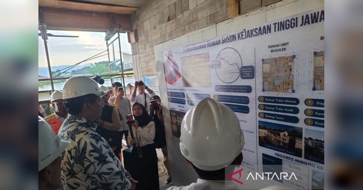 Pembangunan Rusun ASN Kejati Jabar Melesat, Lampaui Target Awal