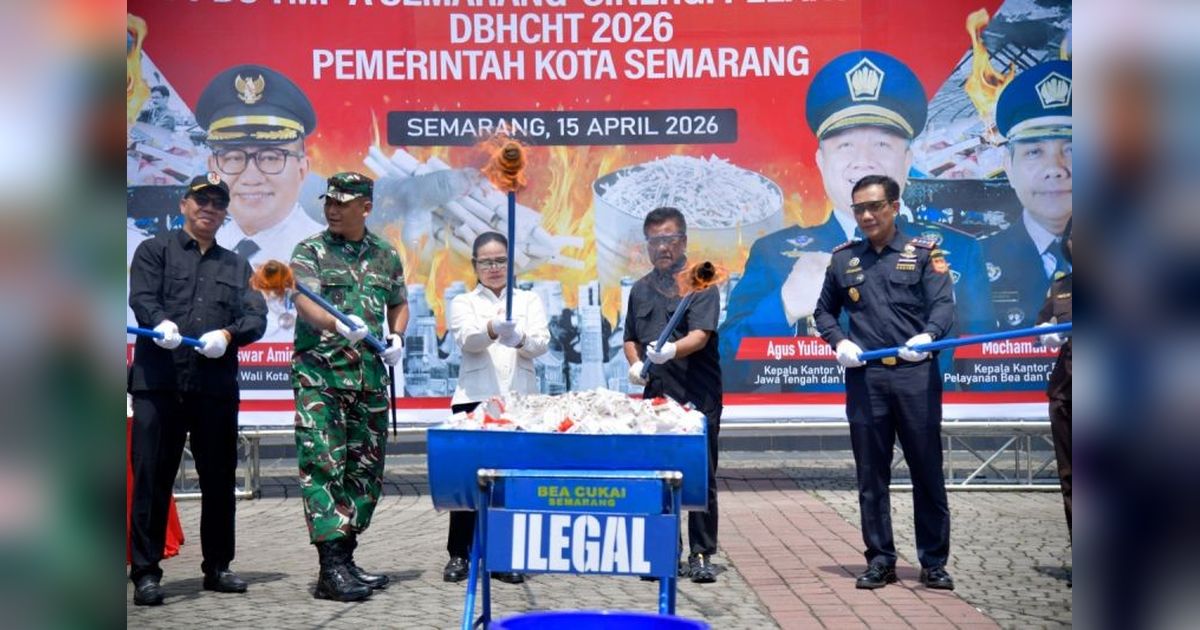 Bea Cukai Semarang Musnahkan 7,3 Juta Batang Rokok Ilegal, Selamatkan Potensi Kerugian Negara Miliaran Rupiah