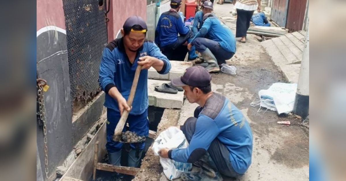 Jakbar Rampungkan Perbaikan Saluran Tambora, Solusi Atasi Genangan di RW 03