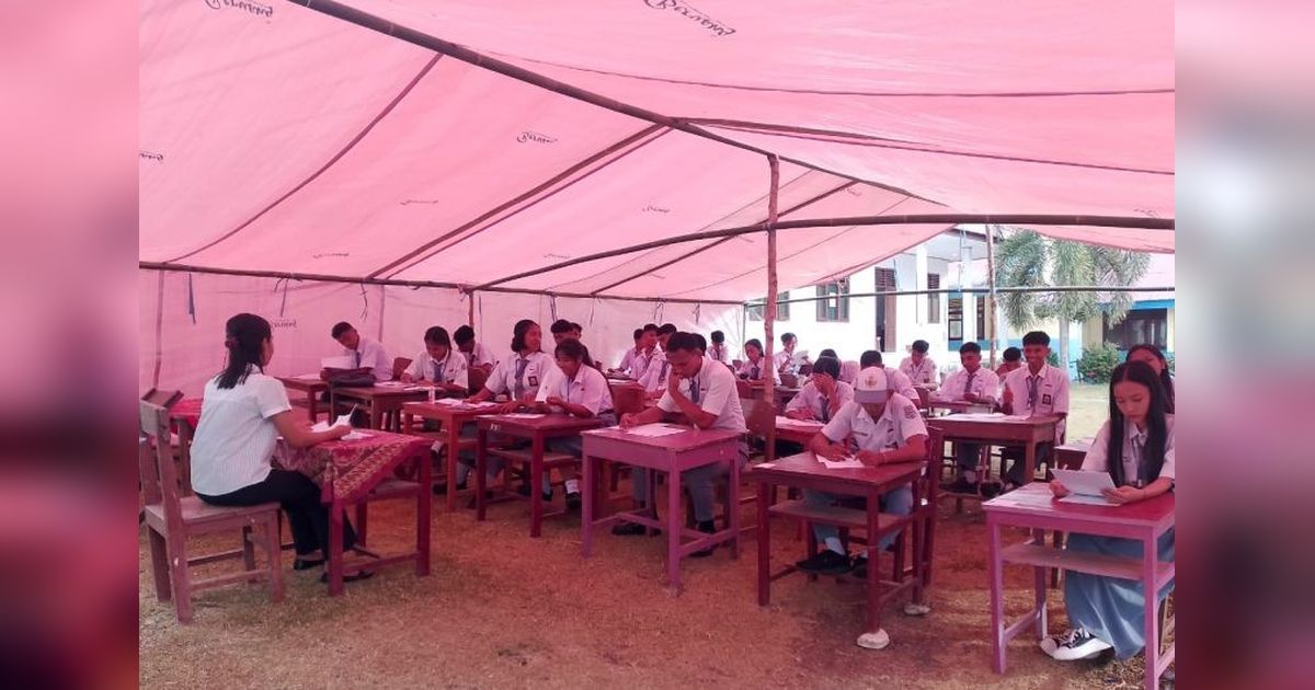 Pemprov Malut Fasilitasi Ujian Siswa Terdampak Gempa di Pengungsian, Pastikan Pendidikan Berlanjut